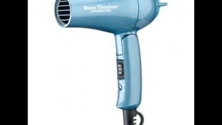 Babyliss Pro Nano Titanium Ionic Travel Dryer Review [upl. by Enerol]