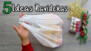 Crea Tus Propios ADORNOS NAVIDEÑOS Fáciles y Rápidos [upl. by Tatum]