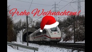 Schnelle Züge durch den Schnee  Frohe Weihnachten [upl. by Anikes]