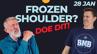 Oefeningen voor een pijnlijke schouder Frozen shoulder [upl. by Ainolloppa]