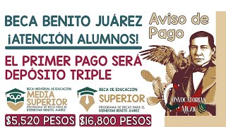 💥🔔 ¡PAGO TRIPLE ENERO🚨🎁 Primer DEPÓSITO Becas Benito Juárez 2024 YA ES OFICIAL Alumnos BECARIOS [upl. by Giusto430]