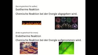 Energie bei chemischen Reaktionen [upl. by Phyllys]