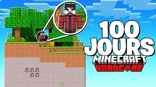 Jai Survécu 100 JOURS En One Chunk HARDCORE Sur Minecraft [upl. by Ferren320]