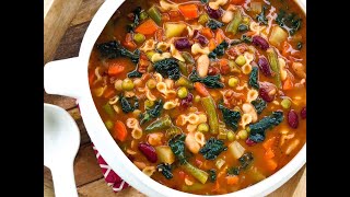 The MOST DELICIOUS Minestrone Soup Recipe [upl. by Geller497]