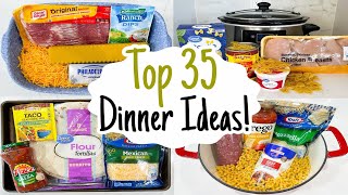 Whats For Dinner 35 of the BEST Quick amp Easy Recipes  Tasty Cheap Meal Ideas  Julia Pacheco [upl. by Minta190]