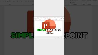 Simple PowerPoint Trick powerpointpresenation tutorial graphicdesign powerpoint [upl. by Nivled]