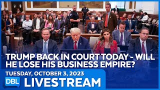 Former President Trump Is Back in Court for His Civil Fraud Trial in New York  DBL  Oct 3 2023 [upl. by Akiemat569]