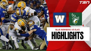 CFL WEEK 17 Winnipeg Blue Bombers vs Edmonton Elks FULL HIGHLIGHTS [upl. by Runkel]