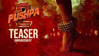 Pushpa2TheRule Teaser  Allu Arjun  Rashmika  Sukumar  Fahad  DSP  Mythri Movie Makers [upl. by Eizeerb]