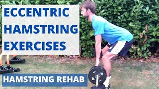 Grade 1 Hamstring Strain Rehab Eccentric Hamstring Strengthening [upl. by Jeffery]