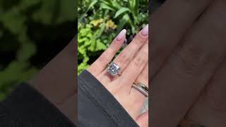 Near 8 Carat Asscher Cut Diamond Ring [upl. by Roslyn]