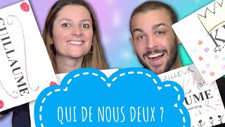 GUILLAUME OU KIM   QUI DE NOUS DEUX CHALLENGE EN COUPLE [upl. by Chafee988]