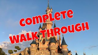 Disneyland Paris in 4K Complete Walkthrough of Disneyland Park 2020 [upl. by Irina604]