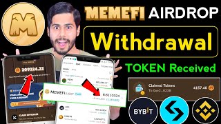 Memefi Airdrop Withdrawal in Bybit Bitget 🔥 memefi new update memefi withdrawal memefi token [upl. by Etom]