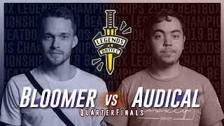 Bloomer vs Audical  Beatbox Legends Championships 2019  Top 8 [upl. by Cenac]