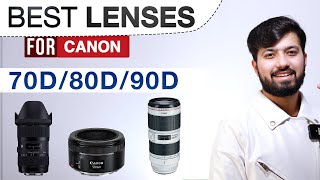 Best Lenses For Canon 80D90D in 2020  Sahil Dhalla [upl. by Klug]