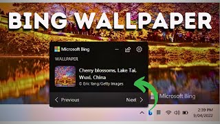 Bing Wallpaper On Windows 11 amp 10 [upl. by Nylatsirk]