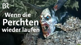 Sie vertreiben böse Wintergeister Gruseliger Perchtenlauf mit Hexen und Feuer  Wir in Bayern  BR [upl. by Htessil]