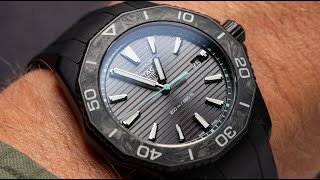 The TAG Heuer Solargraph is solar powered carbon forged and sub3k [upl. by Bagger]