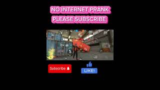 NO INTERNET PRANK freefire foryou FF LOVET [upl. by Alisander]