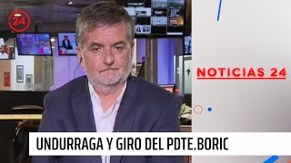 Undurraga y giro del Presidente Boric sobre Piñera “Espero que sea una conducta a futuroquot [upl. by Spalla833]