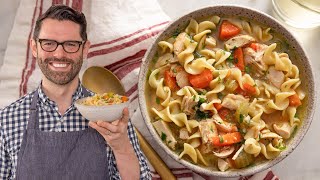 Easy Chicken Noodle Soup Recipe [upl. by Harwill]