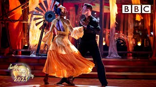 AJ Odudu and Kai Widdrington Paso Doble to Game of Survival by Ruelle ✨ BBC Strictly 2021 [upl. by Ellenig]