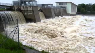 HD  Isar Hochwasser  Dingolfing  02062013 [upl. by Maletta]