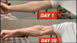 2 min a day to get VEINY ARMS [upl. by Ahso]