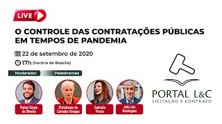 O Controle das Contratações Públicas em tempos de pandemia [upl. by Hobbie391]