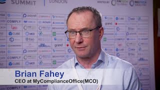 Global RegTech Summit 2024  Brian Fahey MyComplianceOfficeMCO [upl. by Carlotta]