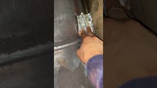 Repair welding wind tower using ceramic backing welding welder weld repair trending shorts [upl. by Garson538]