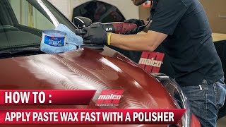 How to Apply a Paste Wax FAST with an Orbital Polisher [upl. by Hsoj681]