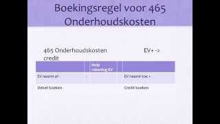 Voorzieningen boekhouden video 2 Voorziening onderhoud [upl. by Annoved]