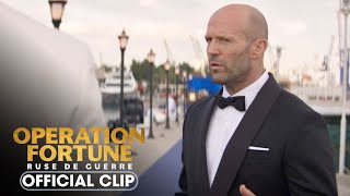 Operation Fortune 2023 Official Clip You’re an Actor…Act – Jason Statham Aubrey Plaza [upl. by Benkley912]