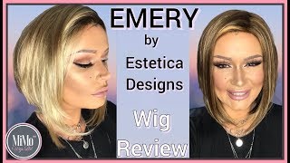 Estetica EMERY RH1488RT8  Caramel Kiss  WIG REVIEW  ALOPECIA  MiMo Wigs [upl. by Wiltsey]