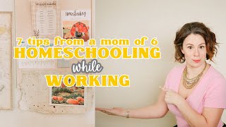 Homeschooling and Working Part Time  Homeschooling and Homesteading [upl. by Nnaerb]