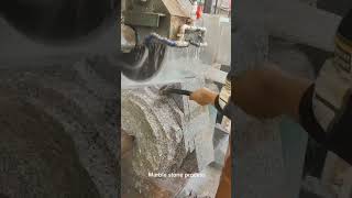 Marble stone ball carving process [upl. by Hersh]