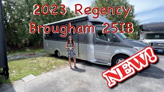 Tour The New 2023 Regency Brougham 25IB B  CClass RV [upl. by Inar694]