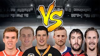 Left Handed NHL Players VS Right Handed NHL Players  NHL 18 [upl. by Lati]