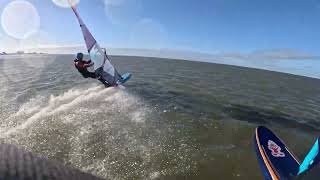 Speed windsurfing Waddenzee Starboard Iconic Speed Special 40 Luderitz 2024 Neilpryde EVOXV 56 2024 [upl. by Warder]