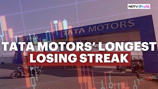 Tata Motors Share Price Declines Bajaj Auto Stock Gains [upl. by Ethban784]