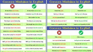 Grammatical Errors 120 Common Grammar Mistakes in English And How to Avoid Them [upl. by Earlie333]