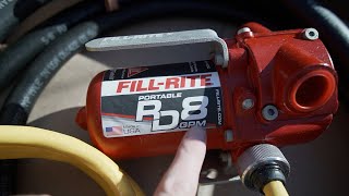 FillRite 12V DC Fuel Transfer Pump Unboxing [upl. by Ecinnaj]