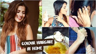 6 Hair Care Tips For COLOURED Hair At Home For Silky Smooth Shiny Hair Knot Me Pretty Hair Care [upl. by Steward]