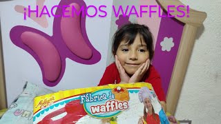 ¡🤩HACEMOS WAFFLES CON SET DE MI ALEGRÍA🤩 [upl. by Nwotna]