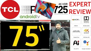 TCL 75quot UHD Android LED TV  75P725  P725 Series  Features  Specifications  Price In Pakistan [upl. by Arbmat413]