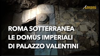 Roma sotterranea le domus imperiali di Palazzo Valentini una visita con la voce di Piero Angela [upl. by Arratoon]