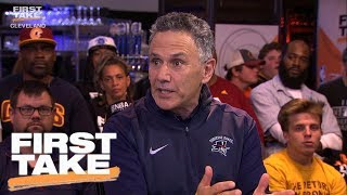 LeBron James High School Coach Joins First Take  First Take  June 9 2017 [upl. by Sitruk905]