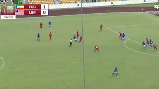 Equatorial Guinea vs Liberia 10 Goals Results and Highlights AFCON Qualifiers Iban Salvador Goal [upl. by Ataynek]